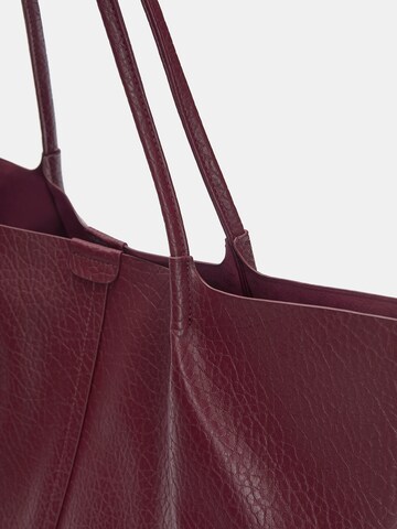 Pull&BearShopper torba - crvena boja
