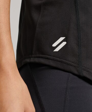 Superdry Sports Top 'Active' in Black