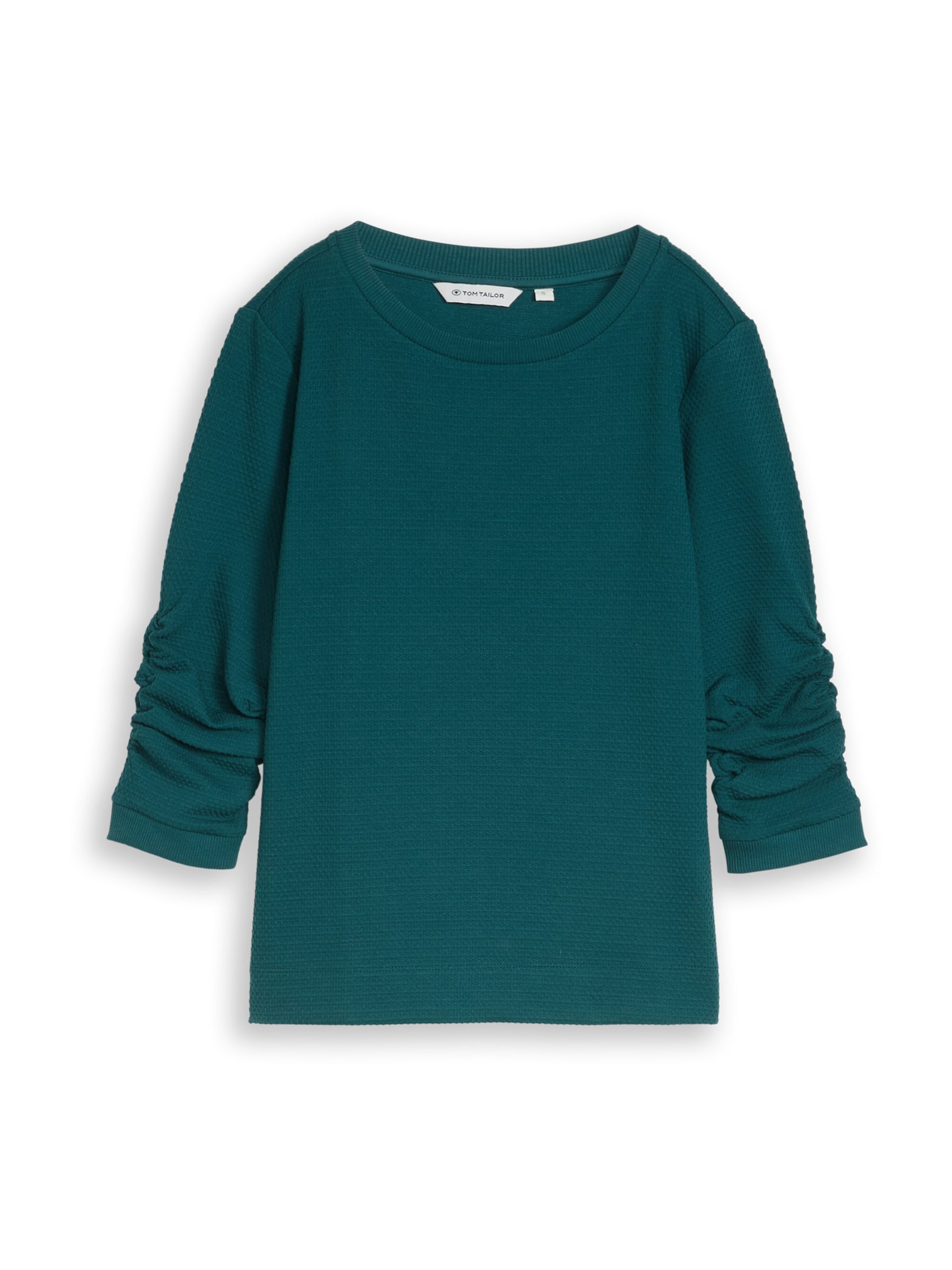 TOM TAILOR Sweatshirt in Green: front