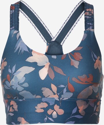 Marika Bustier Sport-BH 'PAISLEY' in Blau: predná strana