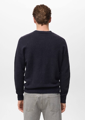 MANGO MAN Sweater 'Lotus' in Blue