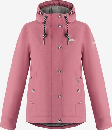 Veste mi-saison Schmuddelwedda en rose : devant