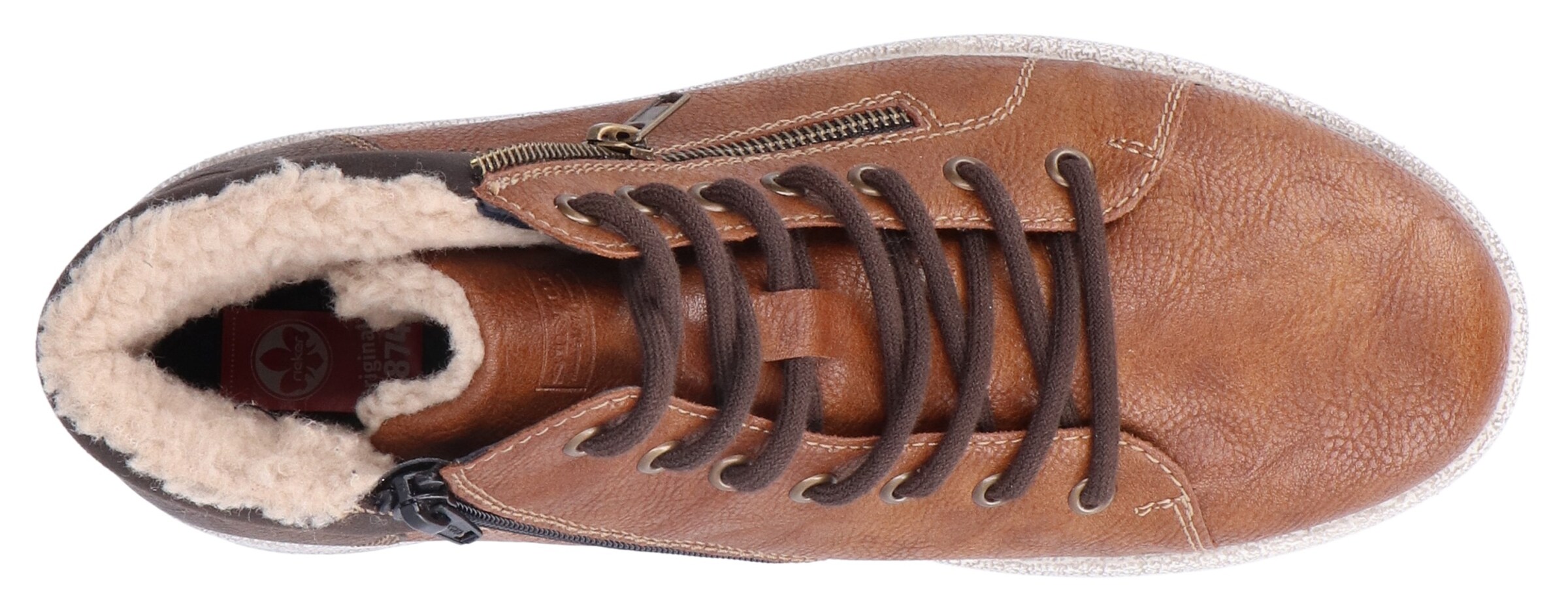 Rieker Schnürboots in Braun