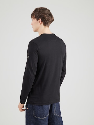 Maglietta di La Martina in nero: dietro