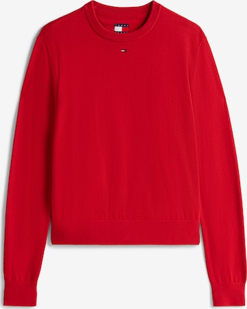 Pulover 'ESSENTIAL' de la Tommy Jeans pe roșu: față