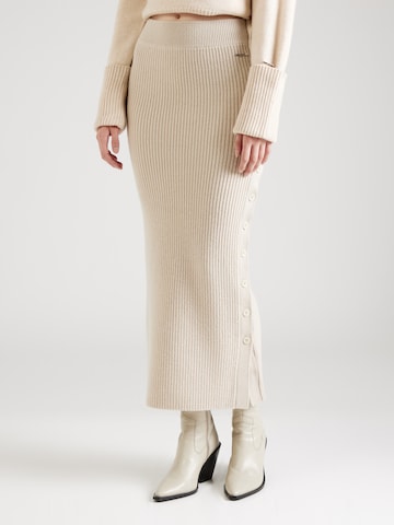 Calvin Klein - Falda en beige: frente