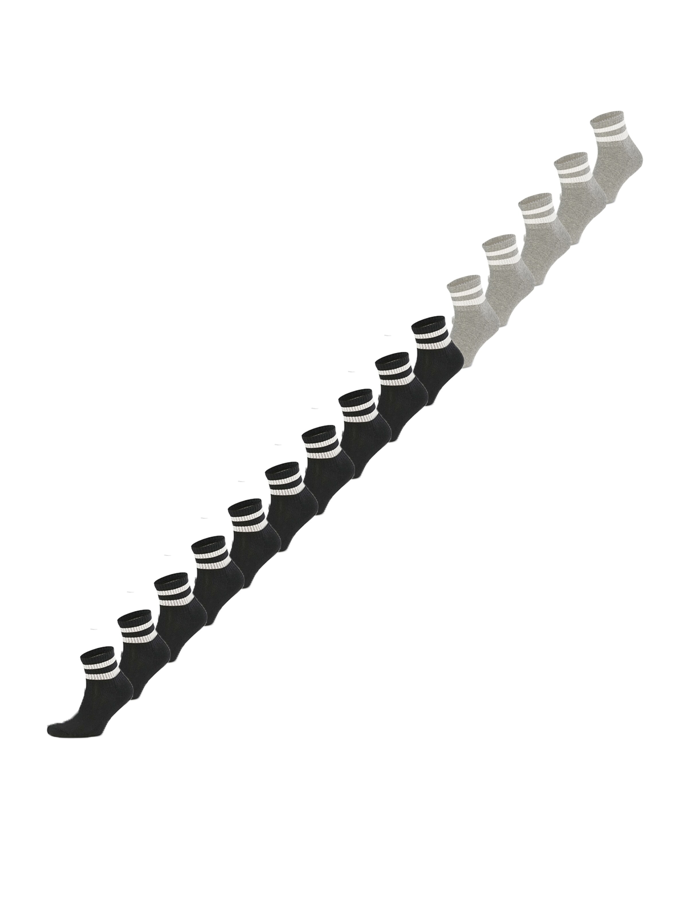 Nur Die Sports socks ' Kurzsocken ' in Grey: front