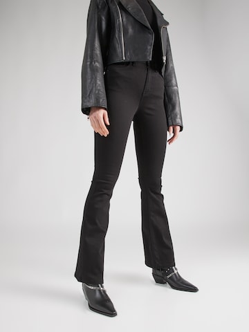 Flared Jeans di TOPSHOP in nero: frontale