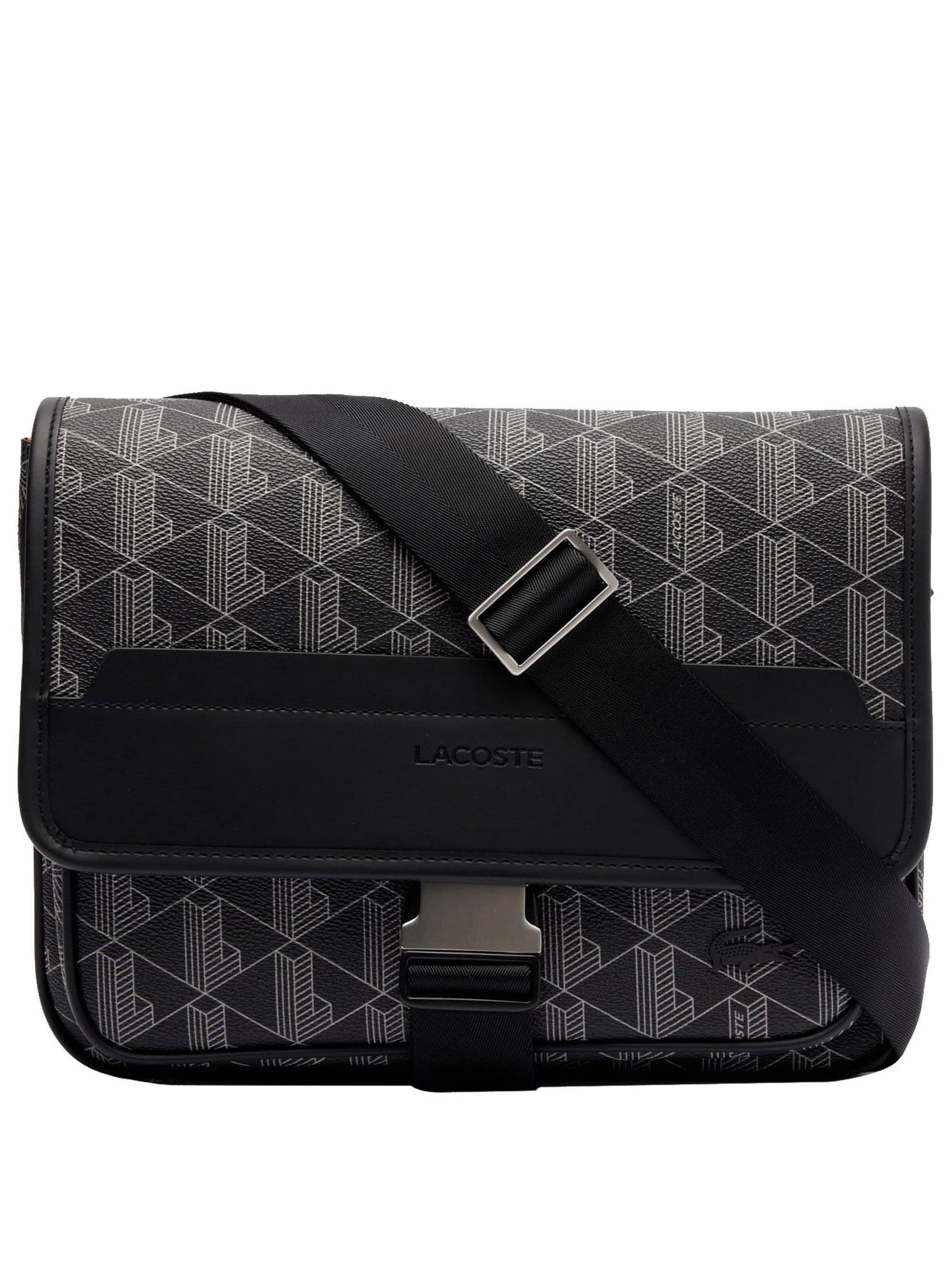 LACOSTE Crossbody Bag 'The Blend' in Grey: front