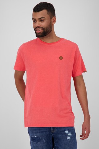 Alife and Kickin - Camiseta 'MaddoxAK' en rojo: frente