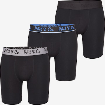 Boxers Phil & Co. Berlin en noir : devant