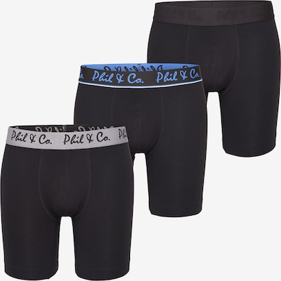 Phil & Co. Berlin Boxers ' All Styles ' en noir, Vue avec produit
