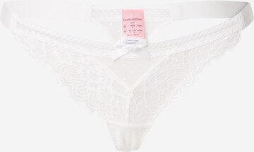 String Hunkemöller en blanc : devant