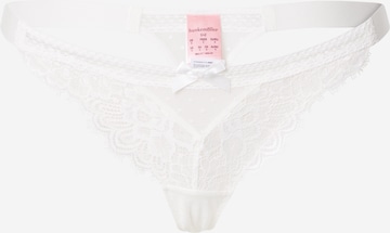 String Hunkemöller en blanc : devant