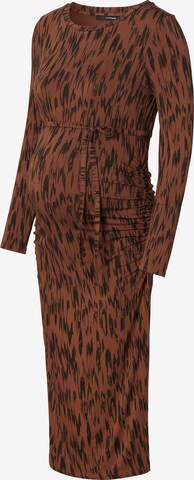 Supermom Dress 'Alva' in Brown: front