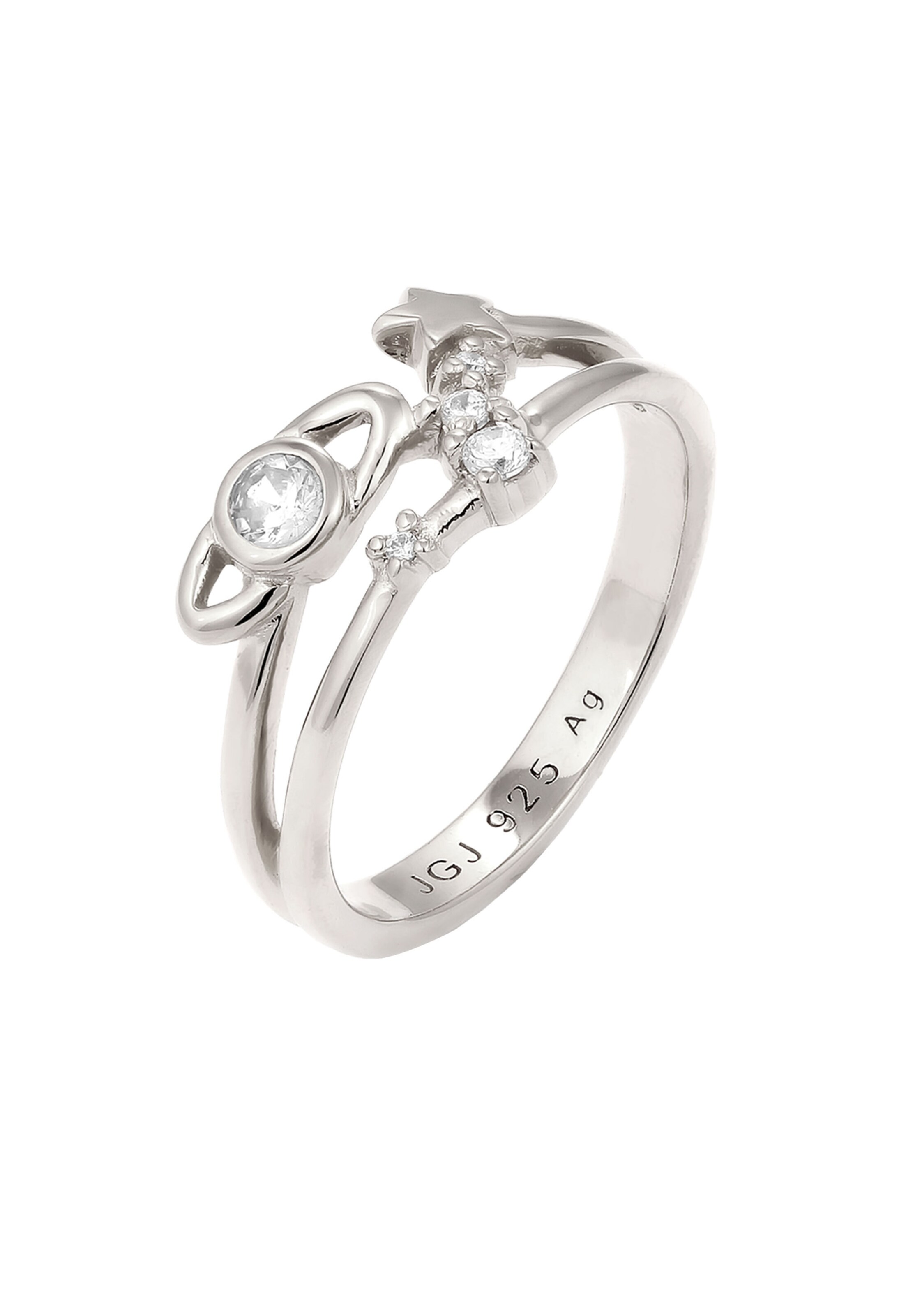 Bague ELLI en argent : devant