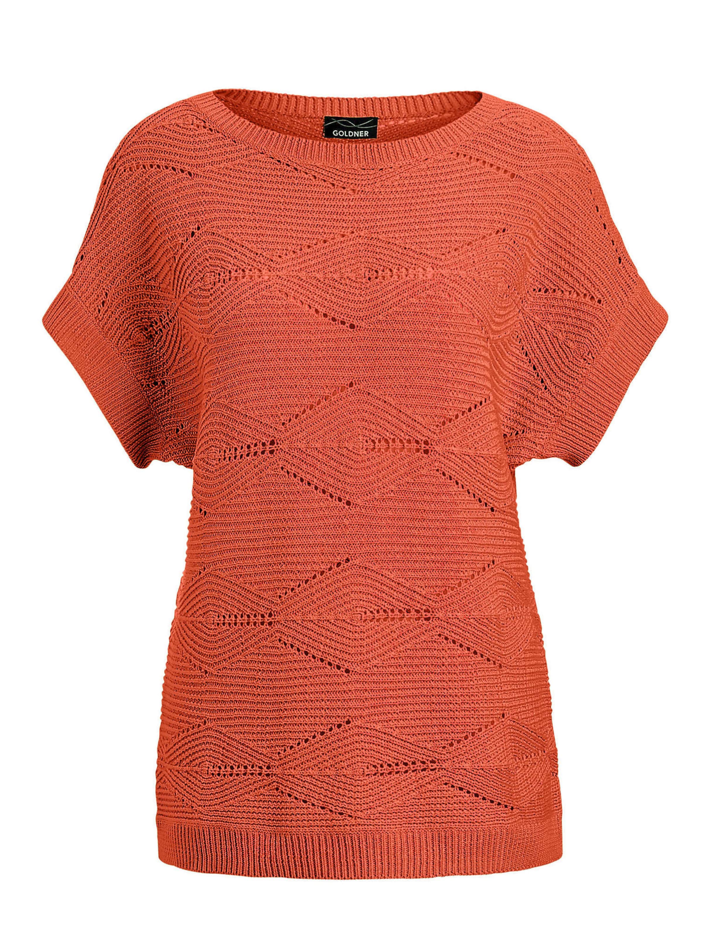 Goldner Pull-over en orange, Vue avec produit