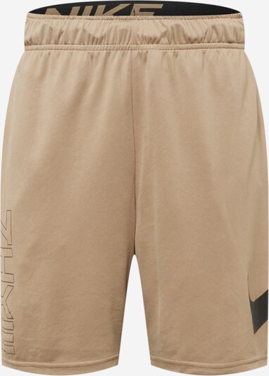 Pantaloni sport NIKE pe maro deschis / negru, Vizualizare produs