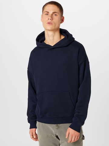 Sweat-shirt Abercrombie & Fitch en bleu : devant