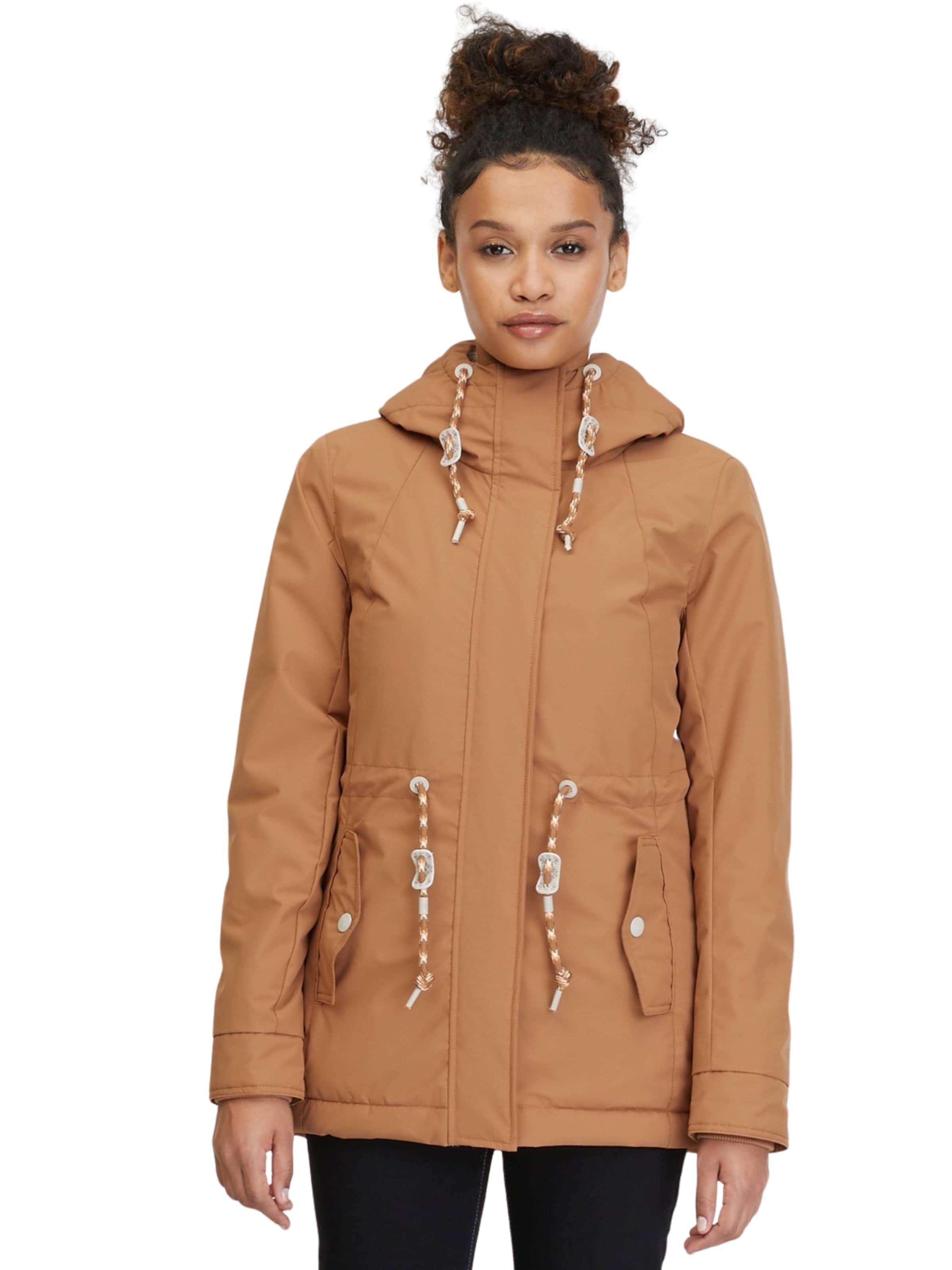 Veste mi-saison 'Monadis' Ragwear en marron : devant