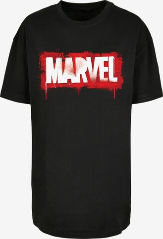 F4NT4STIC Shirt 'Marvel' in Zwart: voorkant