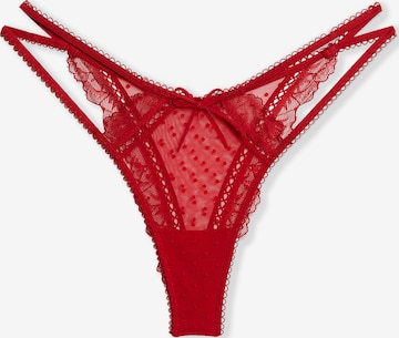 ETAM Thong 'Petra' in Red: front
