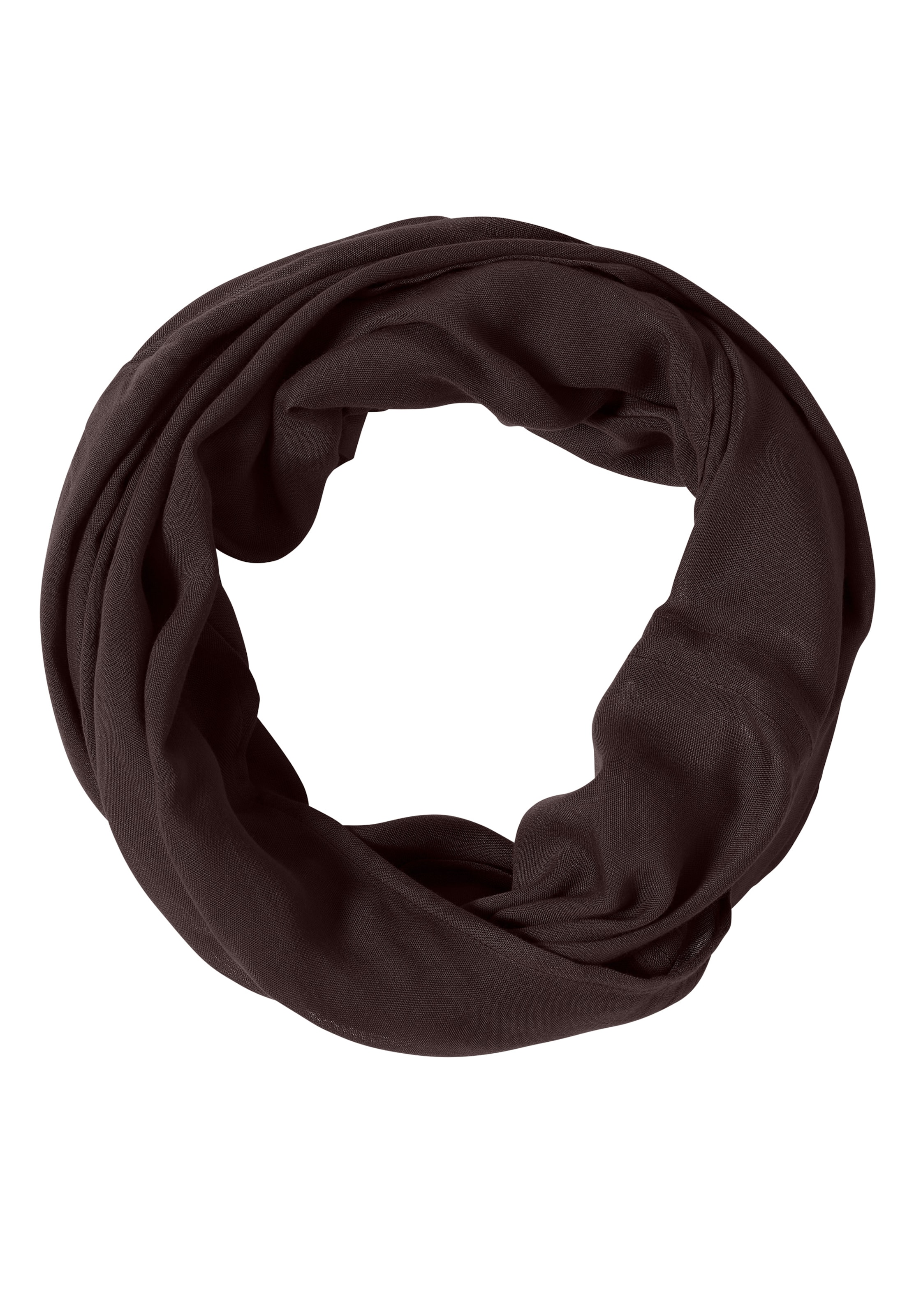 CECIL Tube Scarf in Brown: front