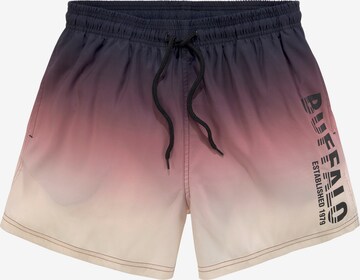 Shorts de bain BUFFALO en mélange de couleurs : devant