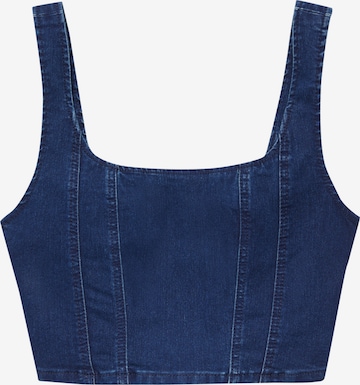 Haut Pull&Bear en bleu : devant