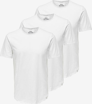 Only & Sons Shirt 'ONSBENNE' in White: front