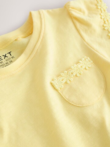T-Shirt Next en jaune
