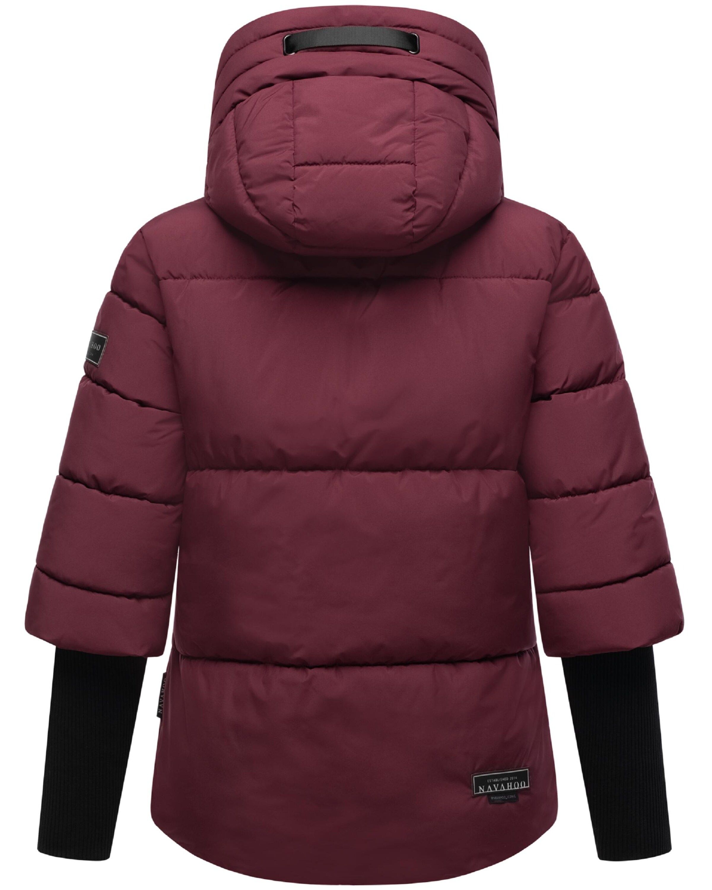 NAVAHOO Winter jacket 'Lotusherz XIV' in Red