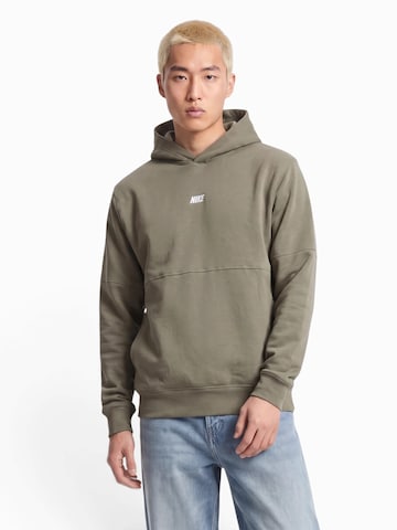 Bluză de molton 'Club' de la Nike Sportswear pe verde: față