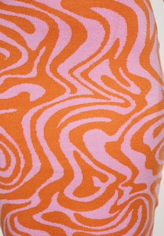 swirly Summer Dress in Orange