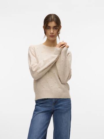 VERO MODA Pullover 'VMFrancesca' i beige: forside