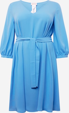 Robe 'GLAMOUR' Persona by Marina Rinaldi en bleu : devant