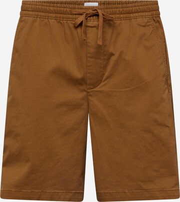 GAP Loose fit Trousers 'ESSENTIAL' in Brown: front