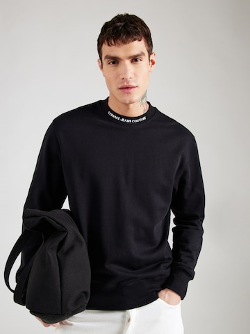 Sweat-shirt Versace Jeans Couture en noir : devant