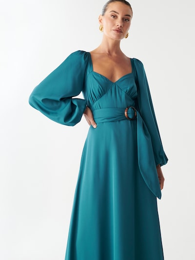 Willa Kleid 'Knoll' in petrol, Produktansicht