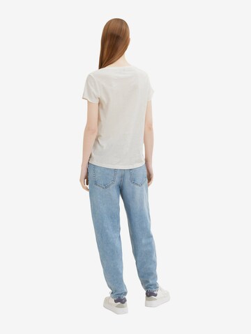 T-shirt TOM TAILOR DENIM en blanc