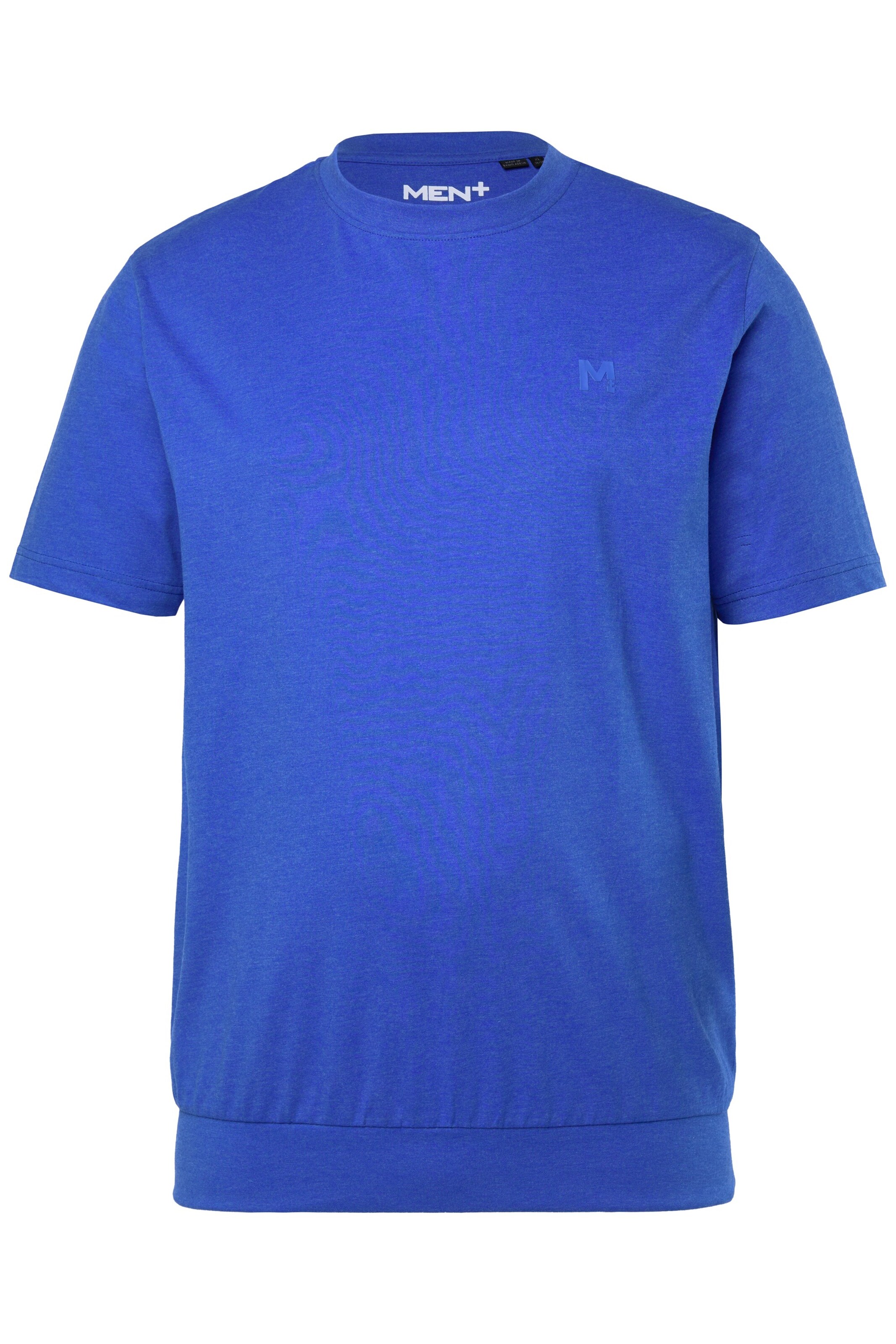 Men Plus Shirt in Blue: front