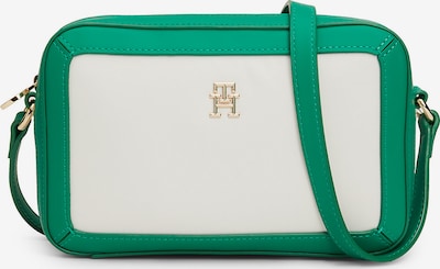 TOMMY HILFIGER Sac à bandoulière 'Essential' en vert / blanc, Vue avec produit