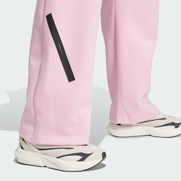 ADIDAS SPORTSWEAR Loosefit Παντελόνι φόρμας 'Z.N.E.' σε ροζ