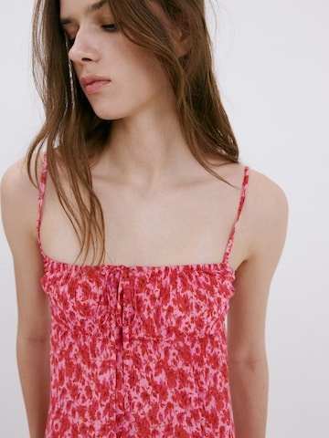 MANGO - Vestido de verano 'POMU' en rosa