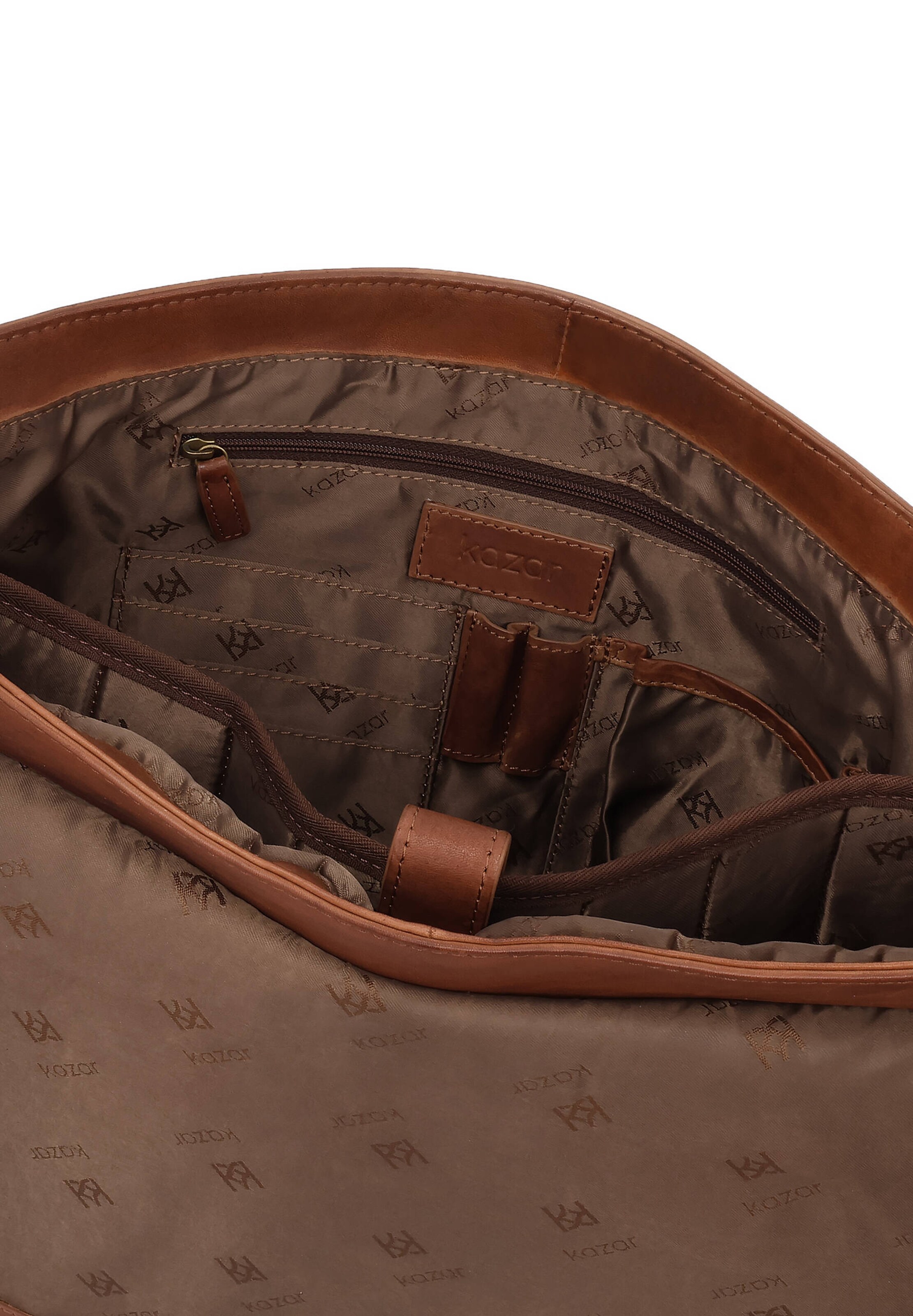 Borsa a spalla di Kazar in marrone