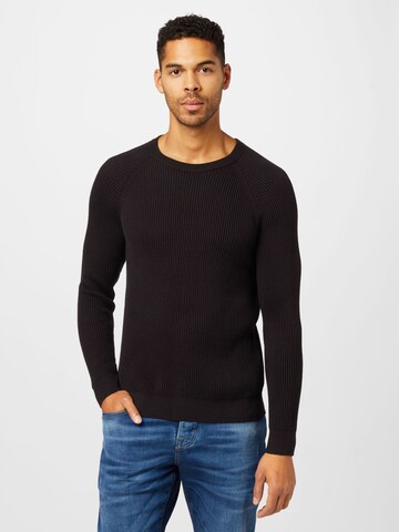 s.Oliver Sweater in Black: front