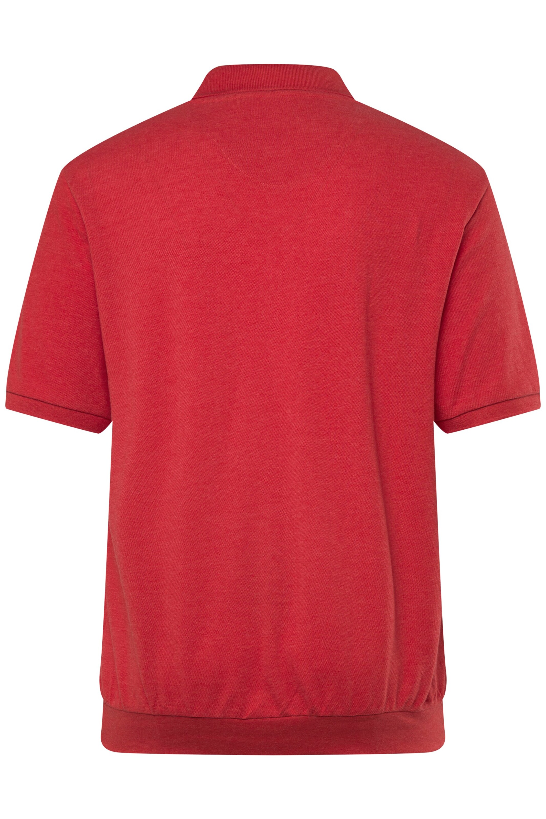 Men Plus Poloshirt in Rot