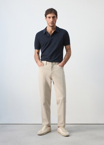 MANGO MAN Tapered Jeans 'Benc' in Beige