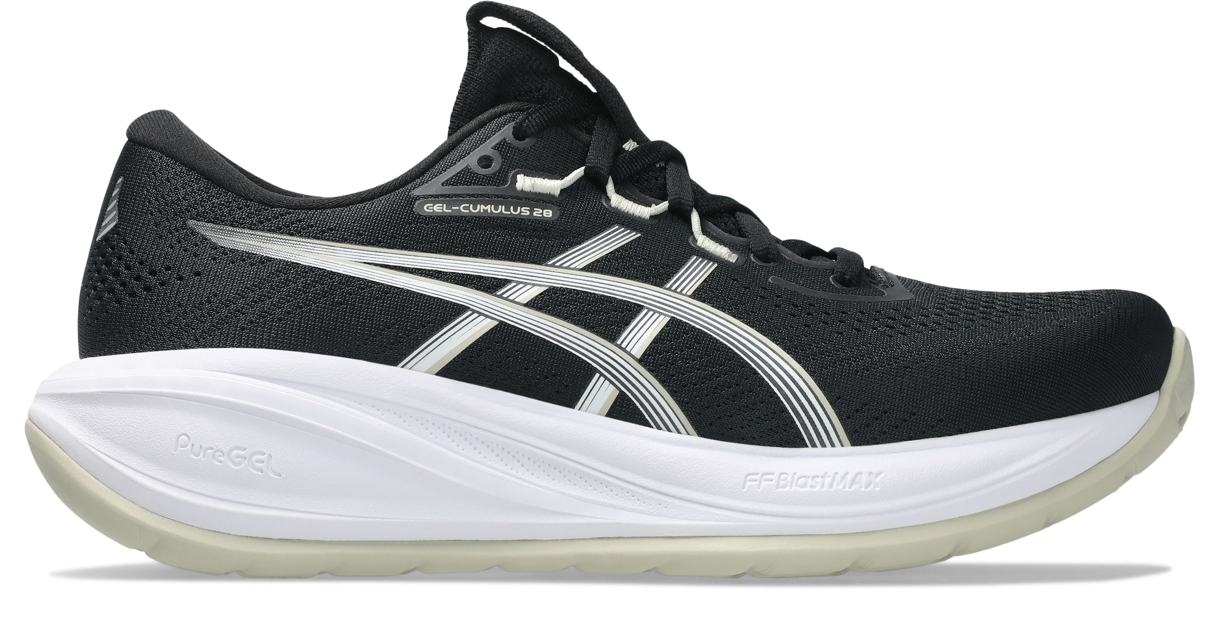 Chaussure de course 'Cumulus 28' ASICS en noir