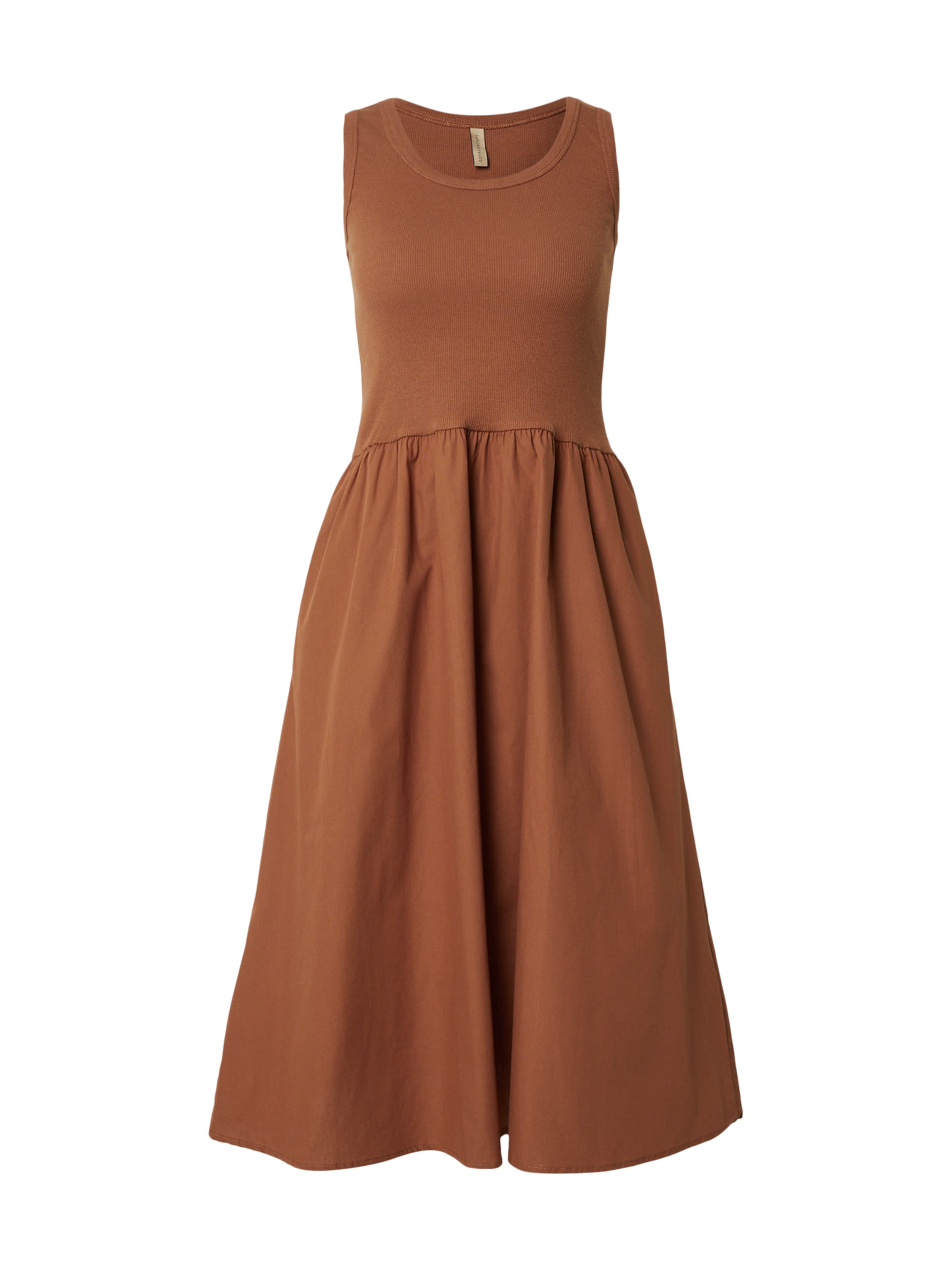Soyaconcept Jurk 'RACHELLE' in Bruin: voorkant